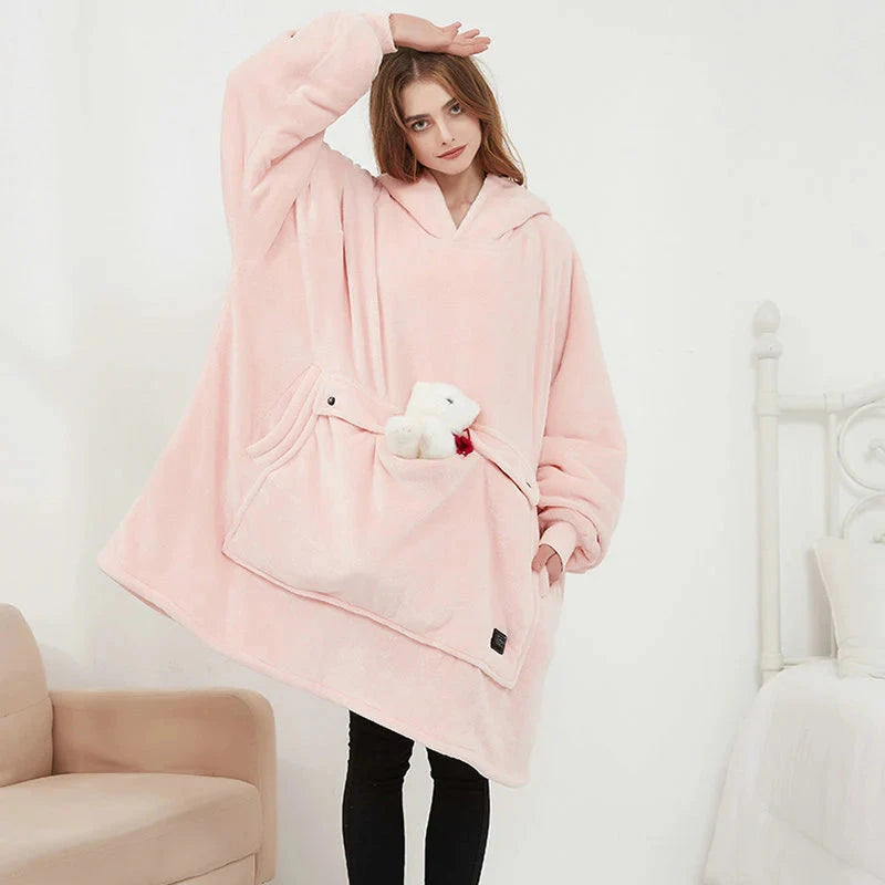 ThermaHug Hoodie Blanket