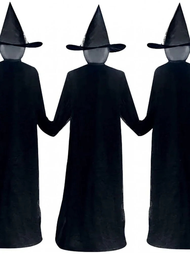 Glowing Faceless Witch Decor