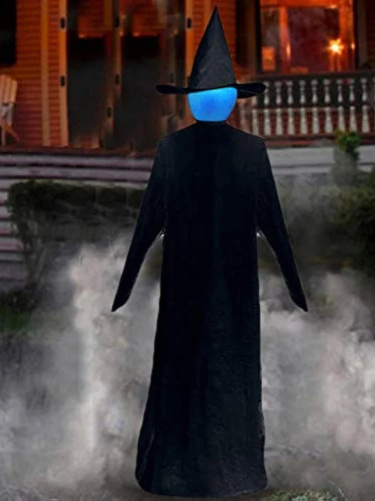 Glowing Faceless Witch Decor