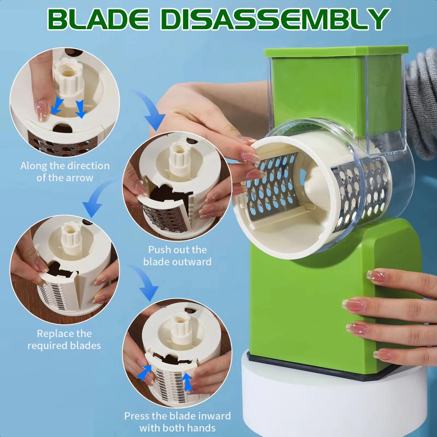 Easy Spin Cheese & Veggie Shredder