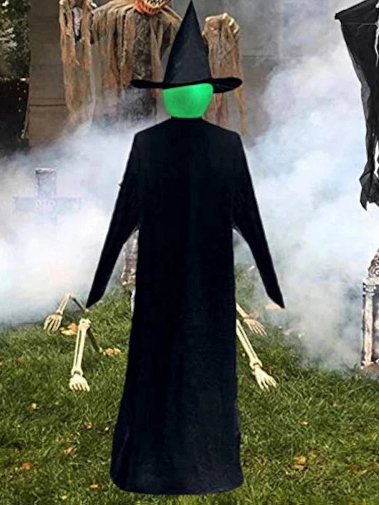Glowing Faceless Witch Decor