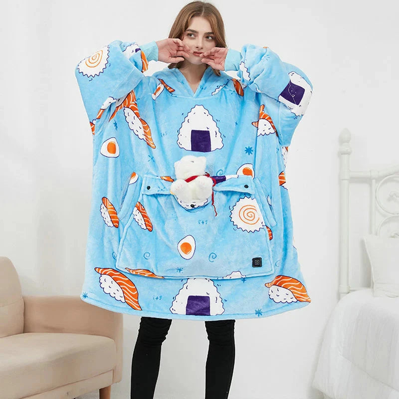 ThermaHug Hoodie Blanket
