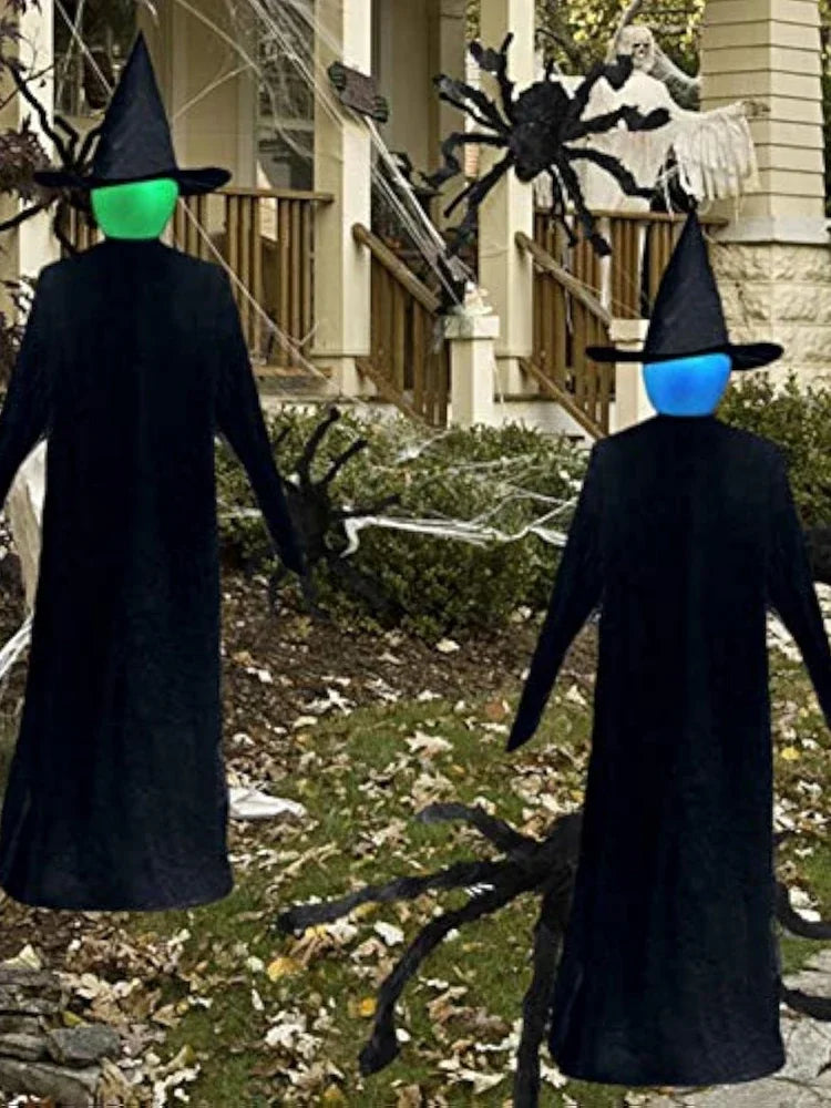 Glowing Faceless Witch Decor