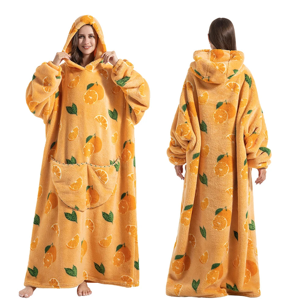 Cozy Wearable Blanket Hoodie
