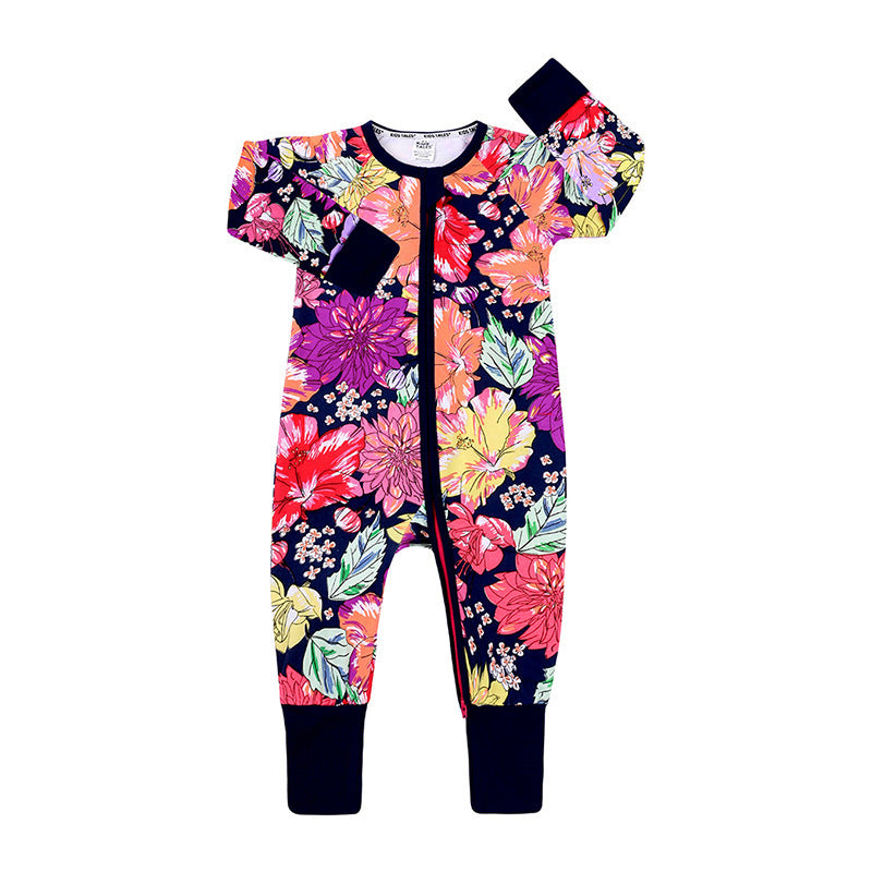 Children's Clothing Baby Jumpsuit Romper Newborn Cotton Long-sleeved Romper