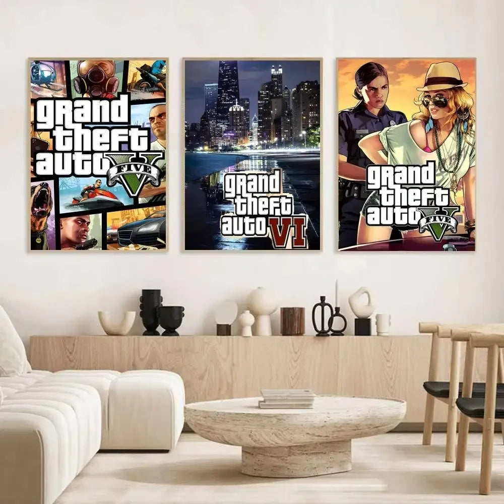 Vice City Legends Gaming Wall Posters