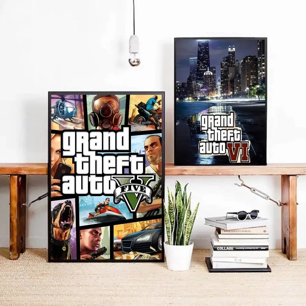 Vice City Legends Gaming Wall Posters