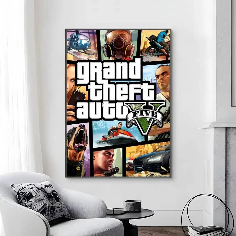 Vice City Legends Gaming Wall Posters