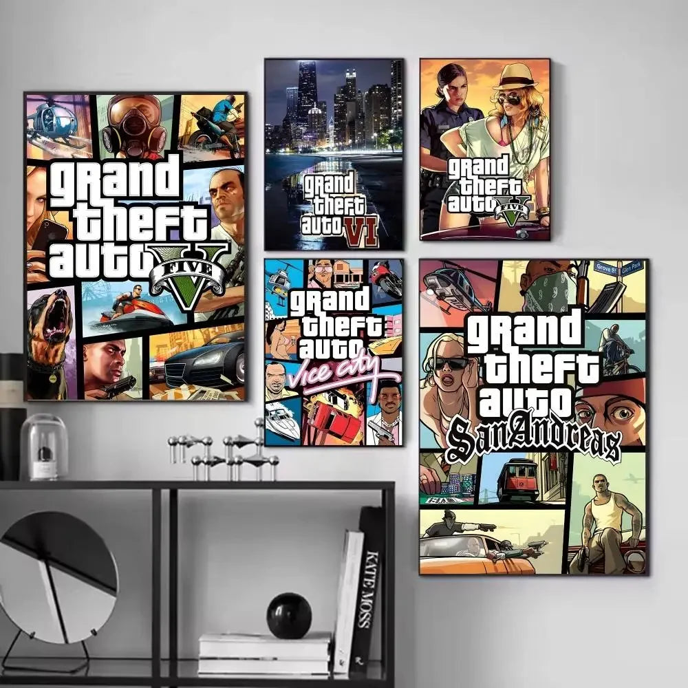 Vice City Legends Gaming Wall Posters