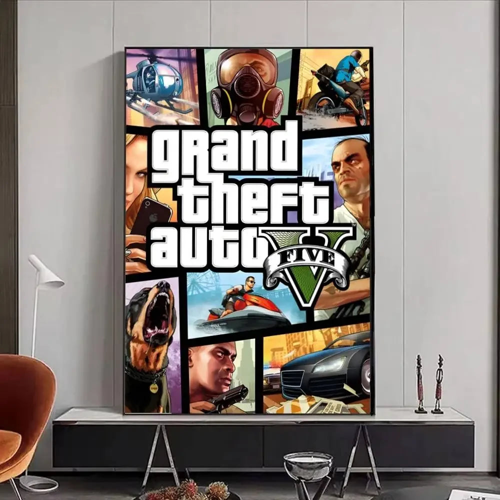 Vice City Legends Gaming Wall Posters