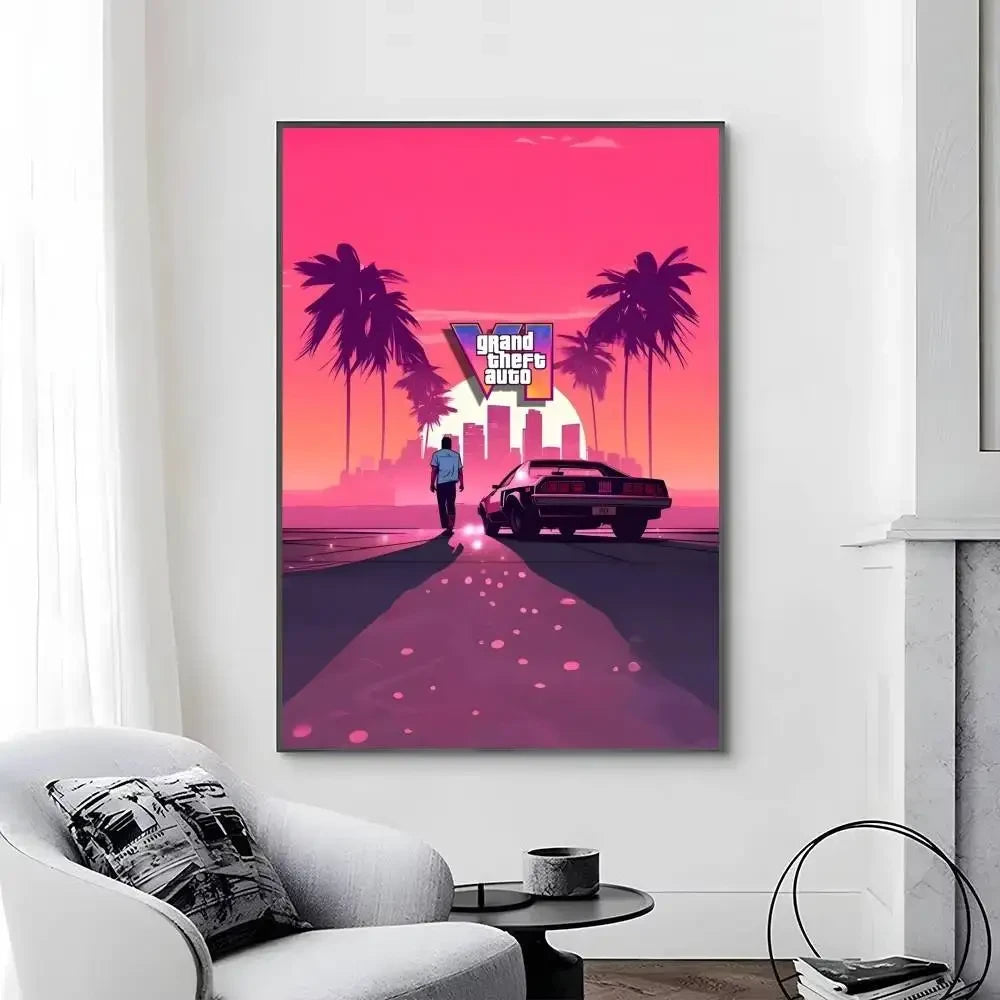Vice City Legends Gaming Wall Posters