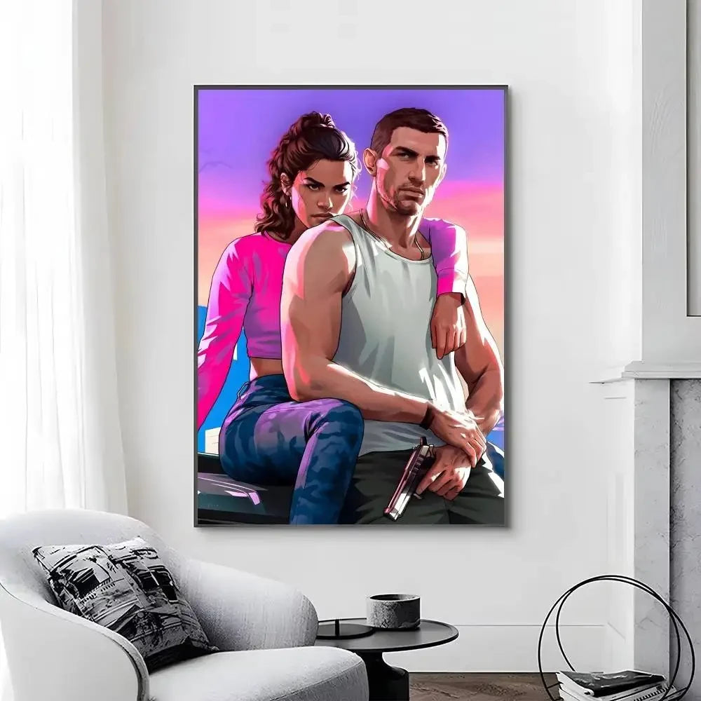 Vice City Legends Gaming Wall Posters