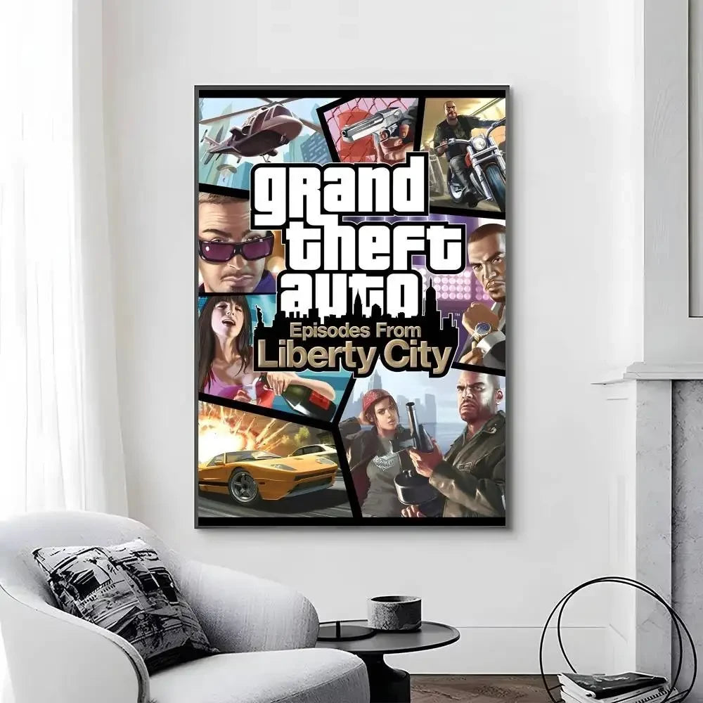 Vice City Legends Gaming Wall Posters