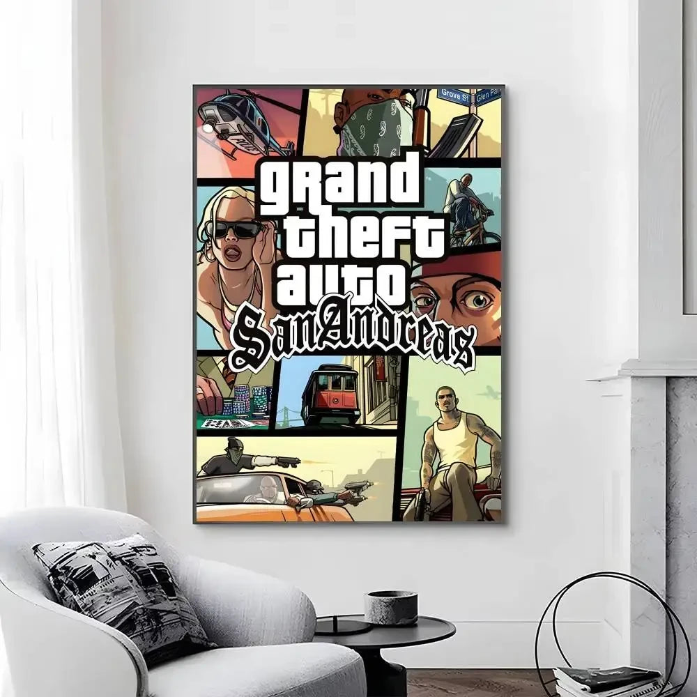 Vice City Legends Gaming Wall Posters