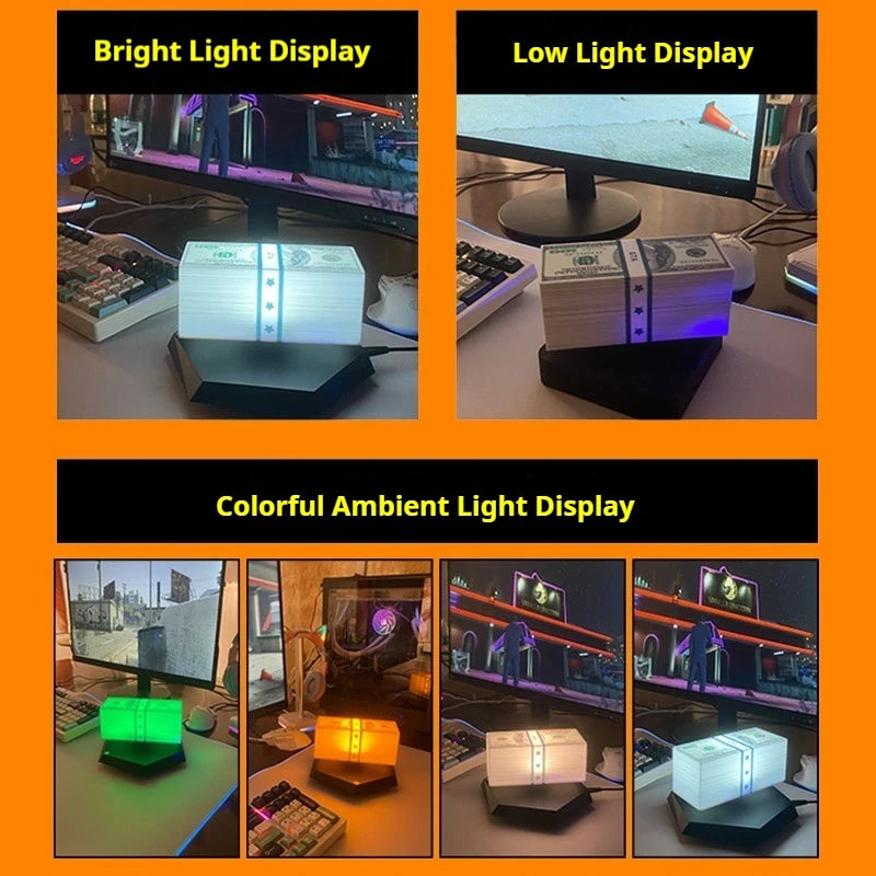 Floating Money Stack LED Lamp™