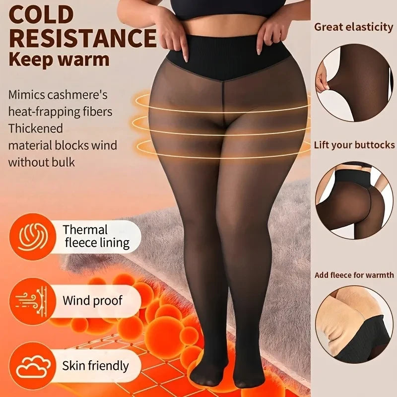 CozyCurve™ Fleece-Lined Tights