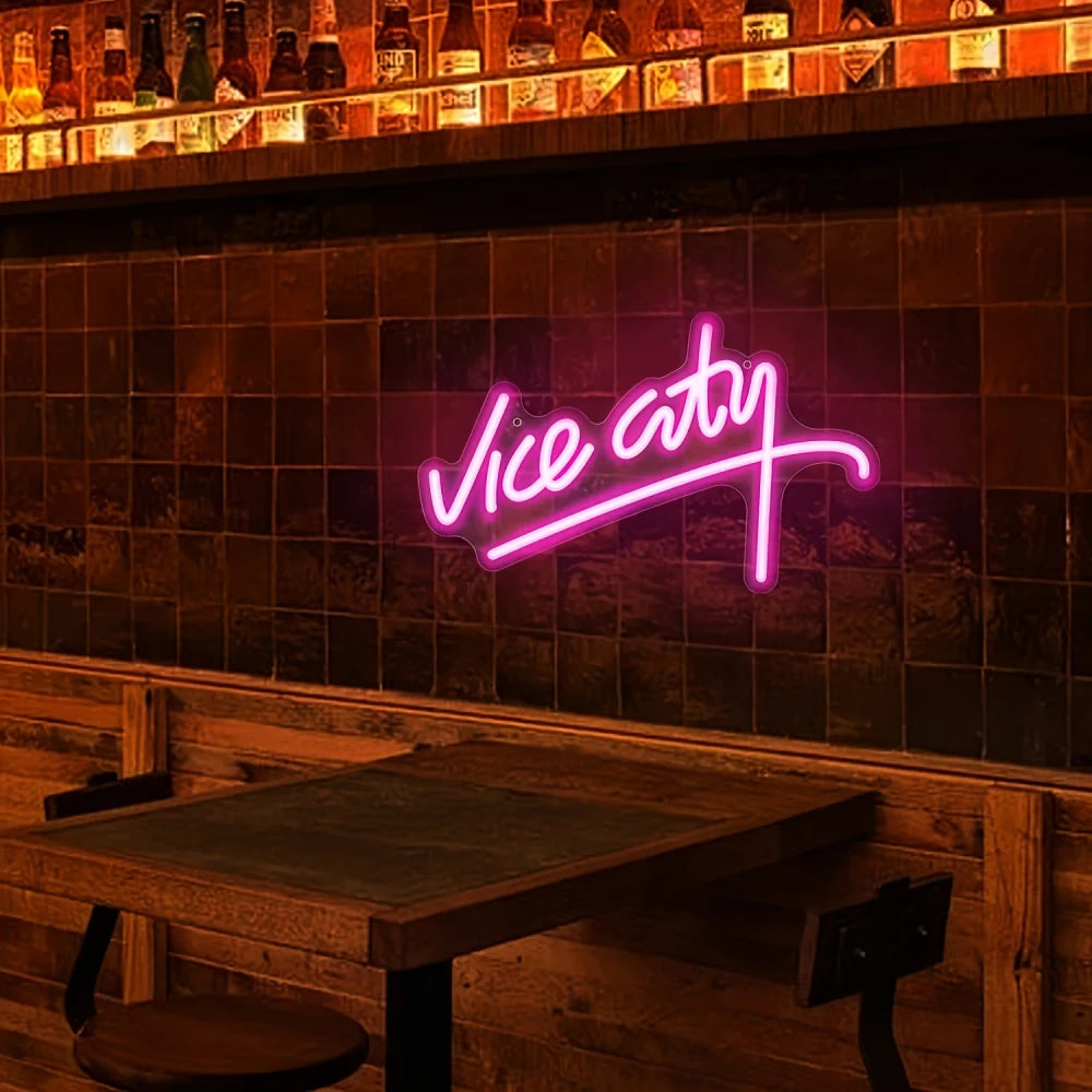 Vice City Neon Gaming Sign
