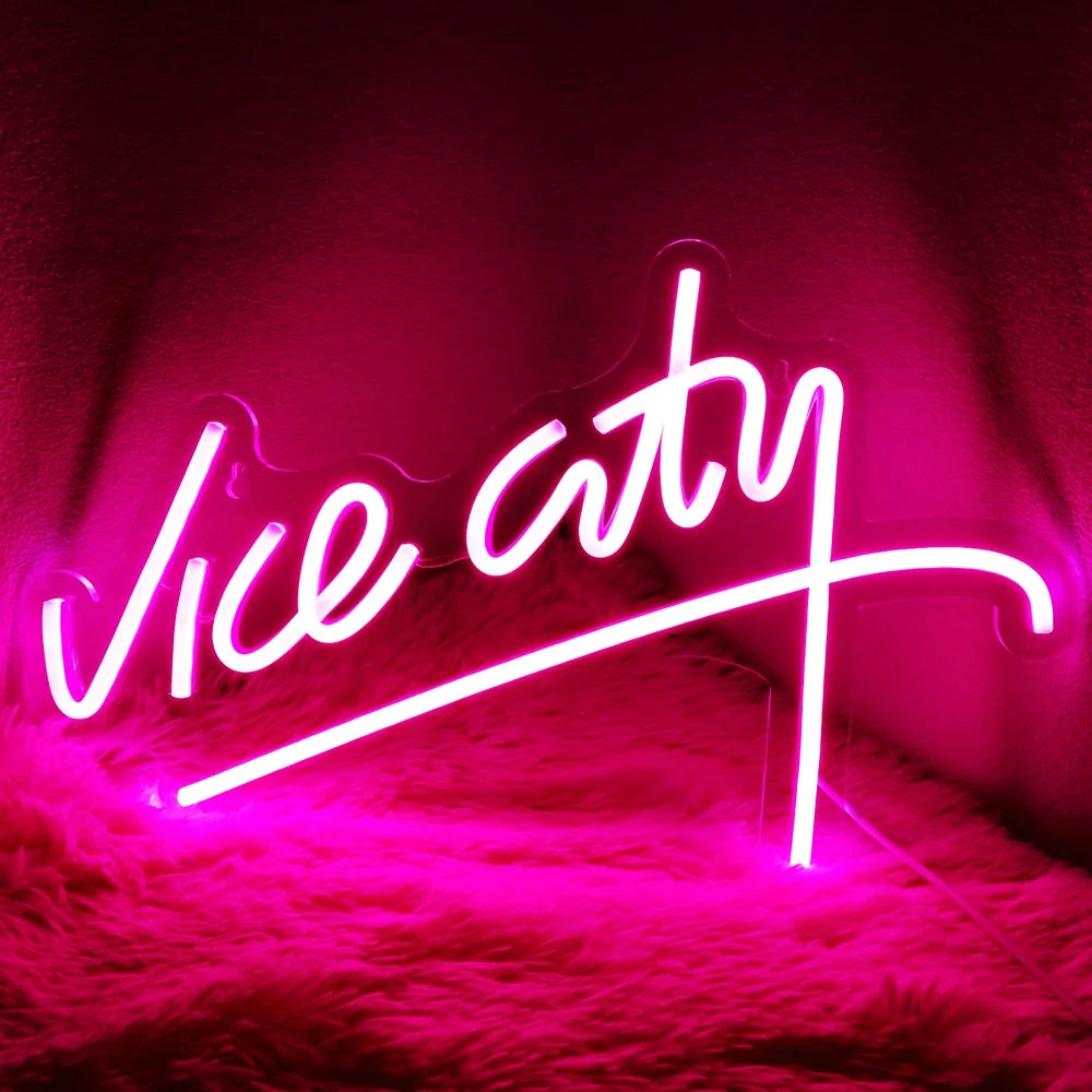 Vice City Neon Gaming Sign