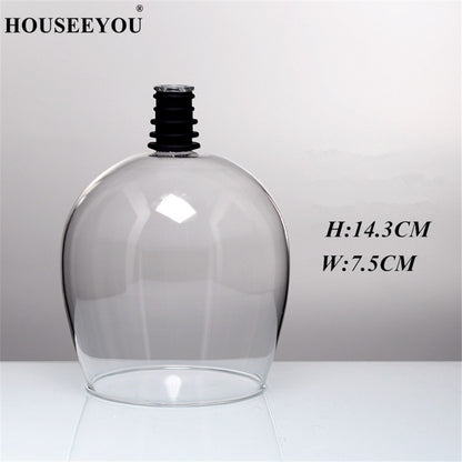 Wine/Champagne Glass Cup with Silicone Seal Drink Directly from Bottle