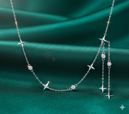 Infinity Love Necklace – 925 Sterling Silver Luxe Edition