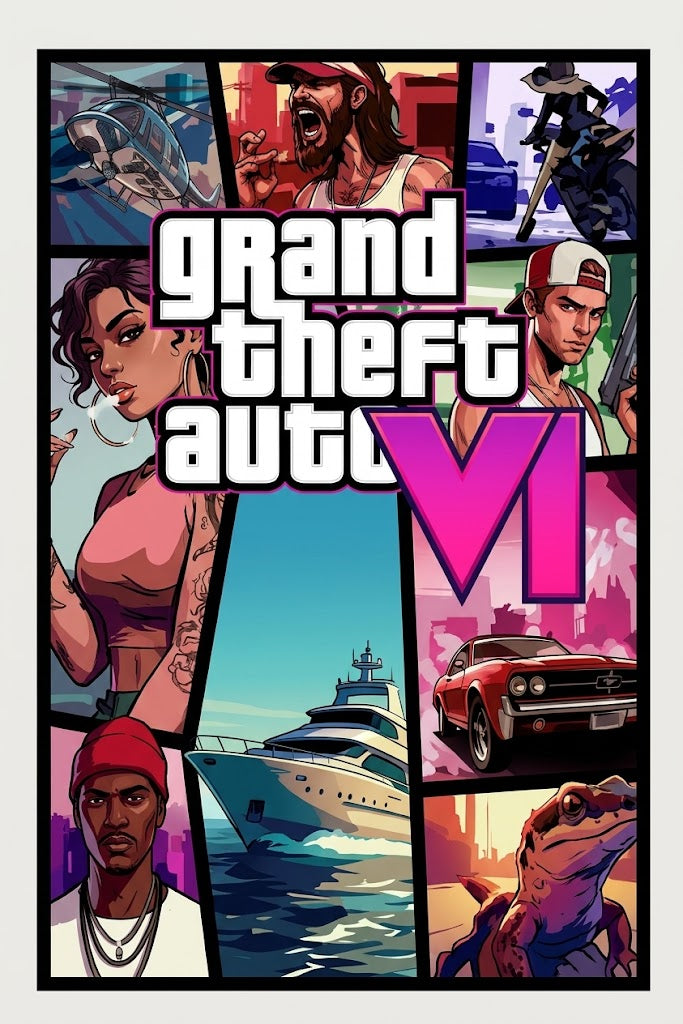 Vice City Legends Gaming Wall Posters