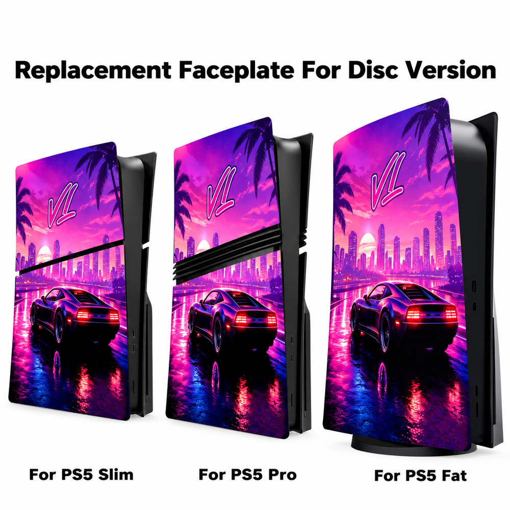 Vice Nights PS5™ Console Faceplate