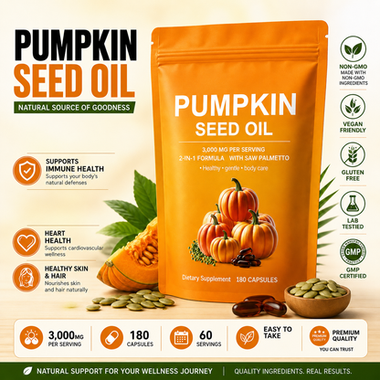 Pumpkin & Saw Palmetto Hair Support