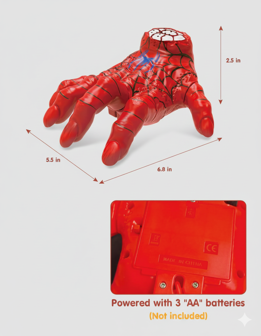 Creepy Crawler Remote Spider Hand