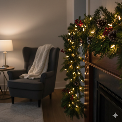 Evergreen Cedar Garland Delight