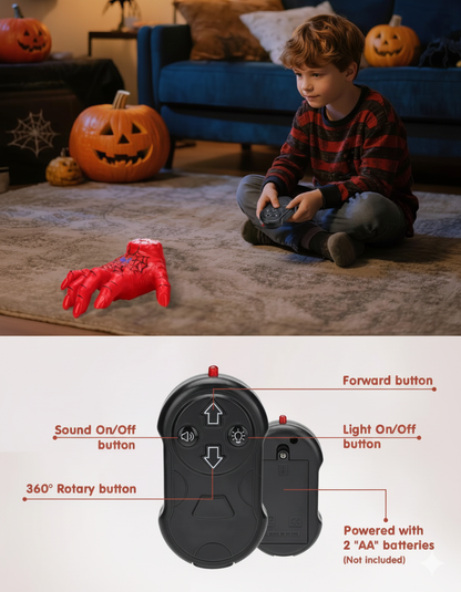 Creepy Crawler Remote Spider Hand
