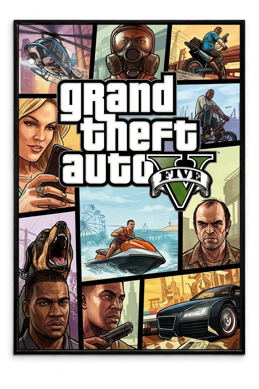 Vice City Legends Gaming Wall Posters