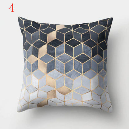 Geometric Printed Pillow Case Polyester Throw Pillow Cases 45x45cm