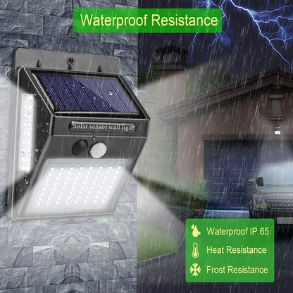 Motion Sensor LED Solar Light Solar Powered By Sunlight