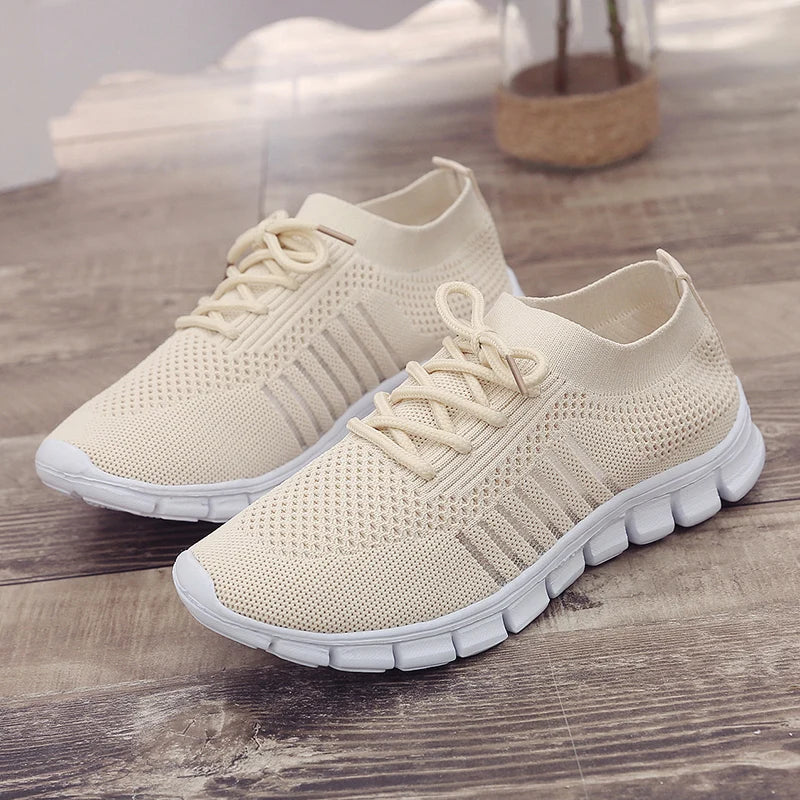 Women Mesh Breathable Shoes Slip onSneakers