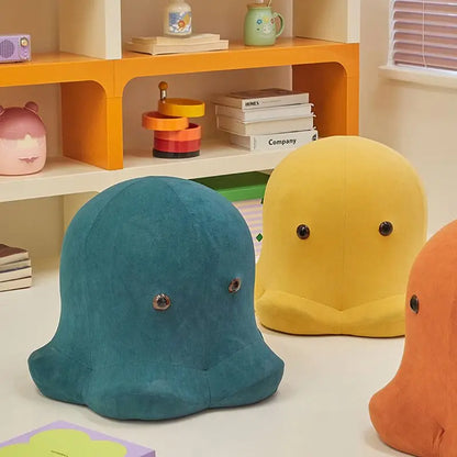 Playful Octopus Pouf - Small Apartment Living Room Ottoman