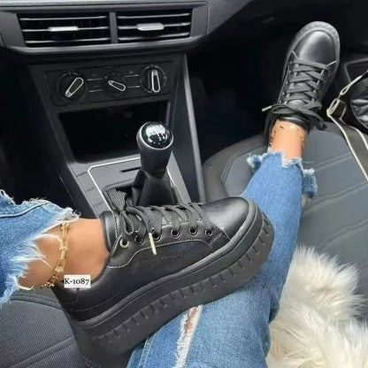 Tennis Lace Up Canvas Casual Walking Shoes