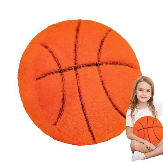 Sporty Stuffed Pillows - Baseball and Basketball