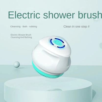 Silicone Body Scrubber Electric Shower Brush Back Massager Foot Exfoliator Replacement Heads