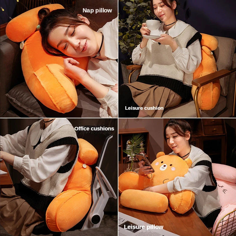 Animal/Food Themed Triangular Reading Pillow