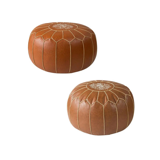 Unstuffed Pouf Cover Moroccan Style Ottomans Footstool Embroider Craft