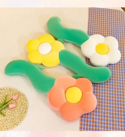 Large Plush Soft Flower Pillow