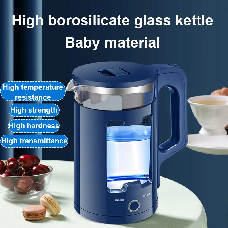 2.2L Electric Kettle Quick Heating Hot Water Boiling Teapot