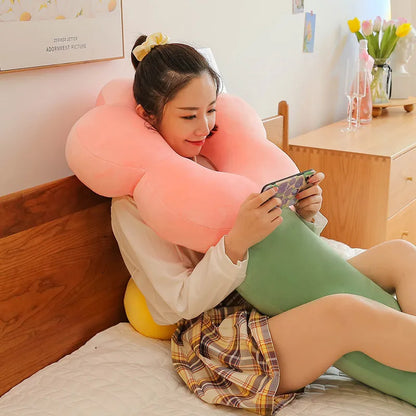Large Plush Soft Flower Pillow