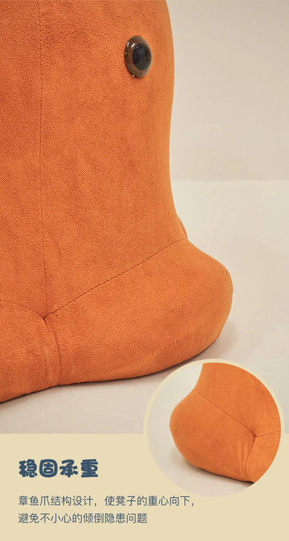 Playful Octopus Pouf - Small Apartment Living Room Ottoman