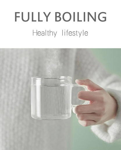 1.7L Glass Health Preserving Pot Electric Kettle with Led Lighting