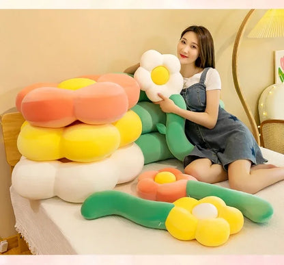 Large Plush Soft Flower Pillow