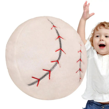 Sporty Stuffed Pillows - Baseball and Basketball