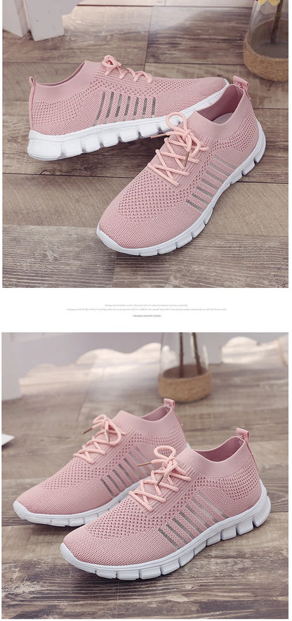Women Mesh Breathable Shoes Slip onSneakers