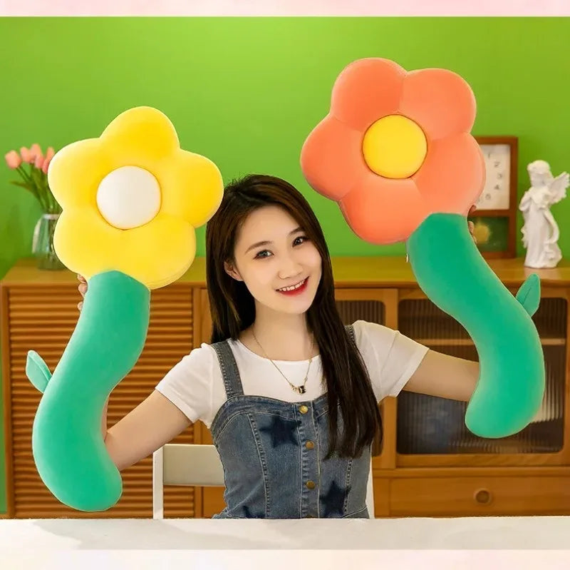 Large Plush Soft Flower Pillow