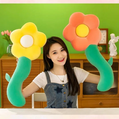 Large Plush Soft Flower Pillow